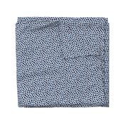 Watercolor Polka Dot in Indigo (Small Scale)