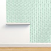 Mint Chevron - Mint herringbone