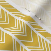 Mustard Chevron - herringbone