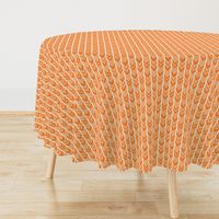 Orange Chevron - herringbone