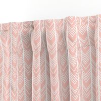 Blush Chevron - herringbone