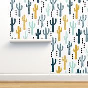 cactus mustard mint navy kids tri minimal white background trendy design for ss16 tropical trendy southwest kids nursery clothing baby decor