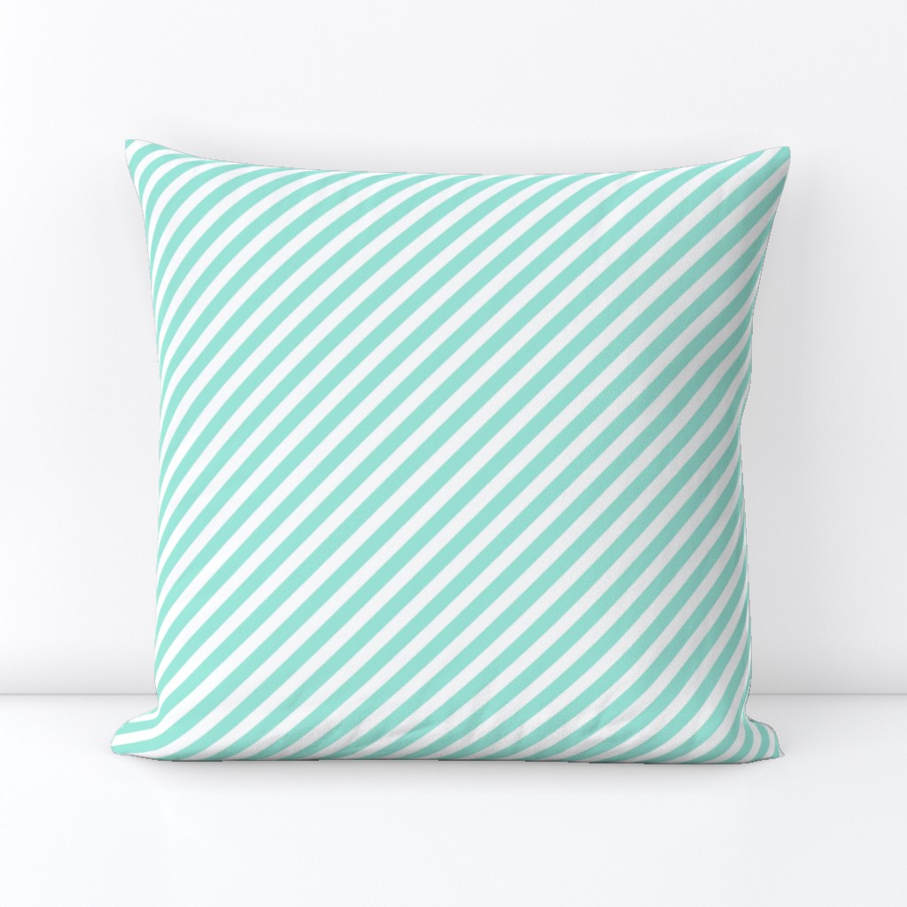 mint diagonal stripe kids nursery baby sweet mint 