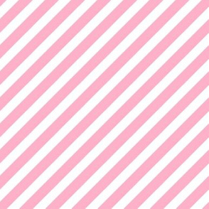 pink diagonal stripes girls baby nursery sweet little girls print