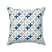 plus mint navy grey boys room boys nursery baby nursery plus swiss cross geo geometric