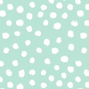 dots painted dots watercolor dots mint nursery baby kids