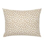 dots painted dots painterly painted khaki neutral almond brown dots abstract neutral nursery baby kids