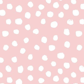 pink dots painted dots pink dot spot girls sweet pastel nursery baby abstract painted dots soft 
