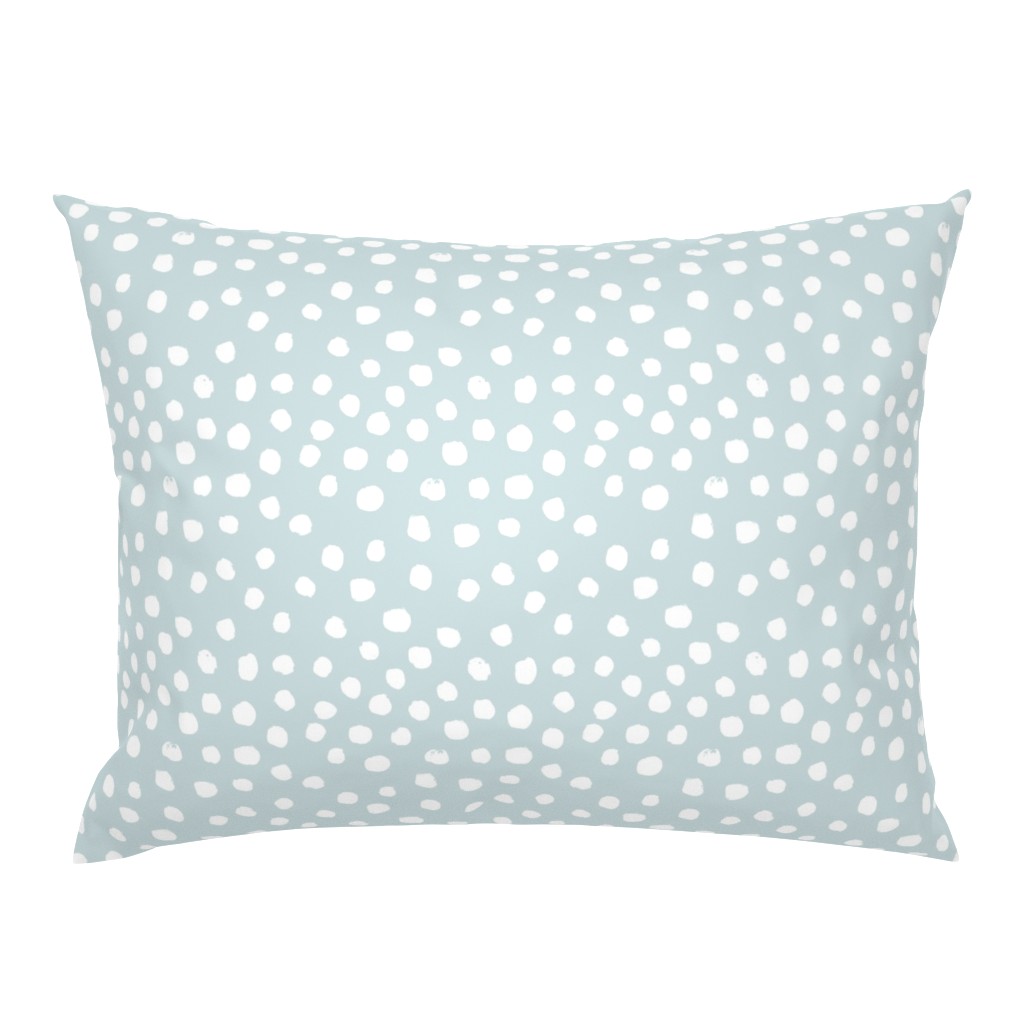 soft blue dots spots painted dot soft blue