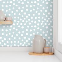 soft blue dots spots painted dot soft blue