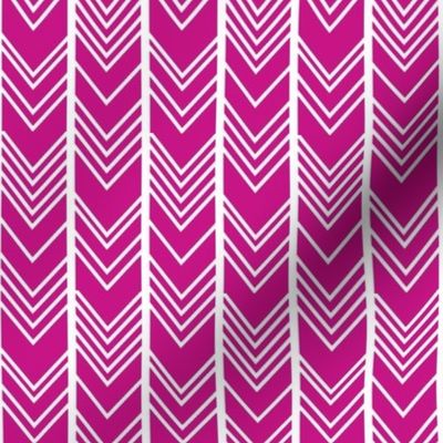 Orchid Chevron - herringbone