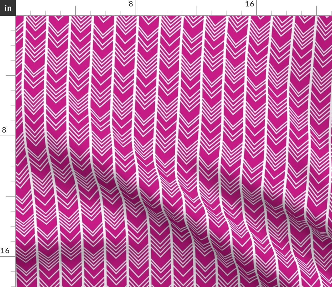 Orchid Chevron - herringbone