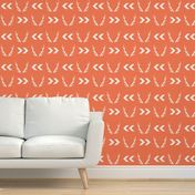 antler antlers orange chevron kids antlers buck 