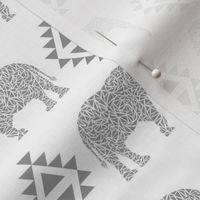 elephant grey aztec geo geometric kids nursery baby grey light grey