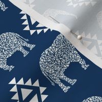 elephant nursery navy blue aztec geo geometric sweet baby girl 