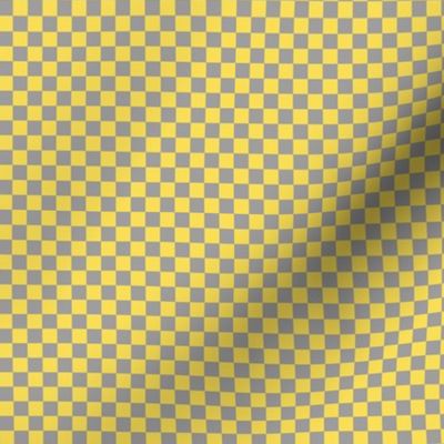 Whimsy Coordinate - grey/yellow checks