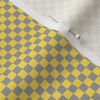 Whimsy Coordinate - grey/yellow checks