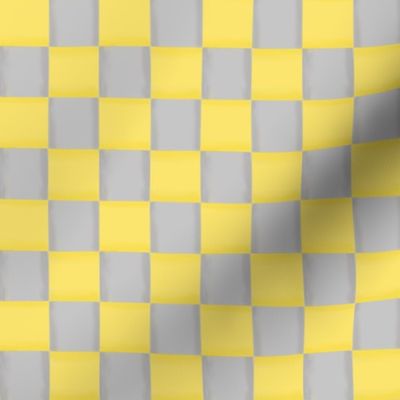 Whimsy Coordinate - Woven Digital Ribbons of Yellow and Grey