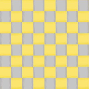 Whimsy Coordinate - Woven Digital Ribbons of Yellow and Grey