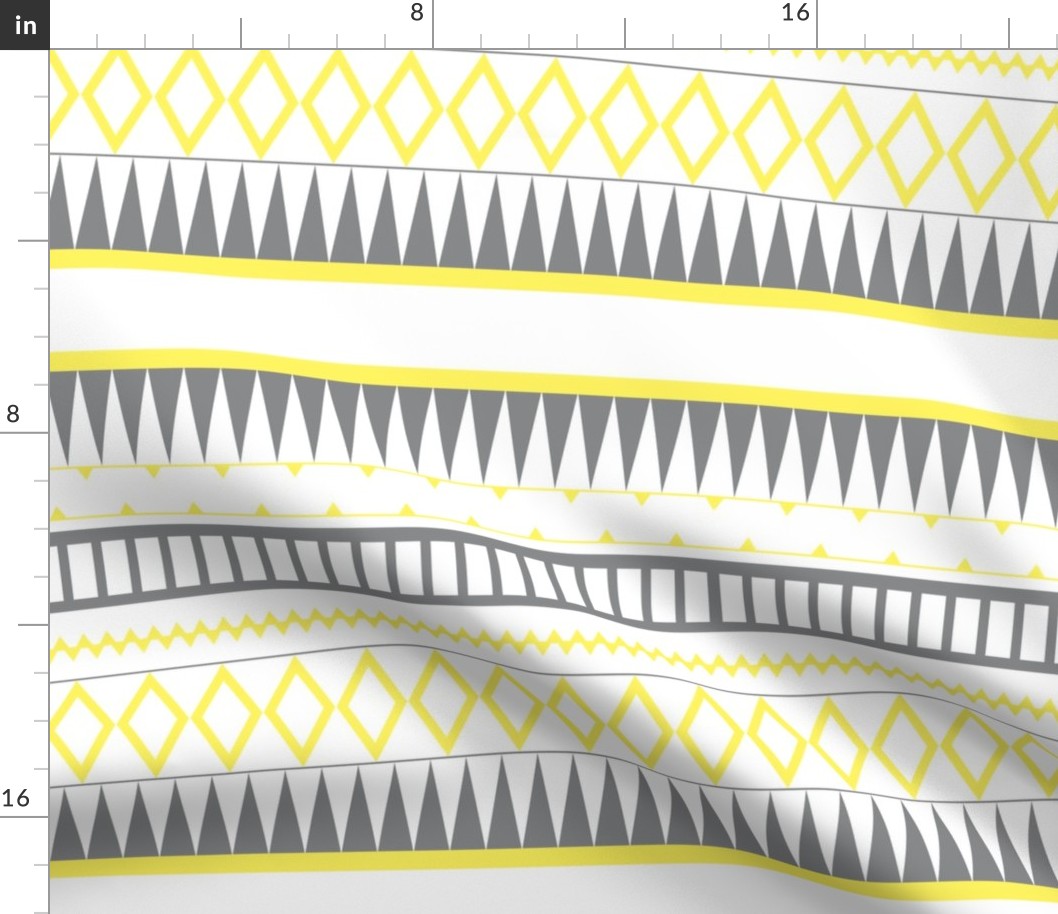 Aztec Pattern Fabric
