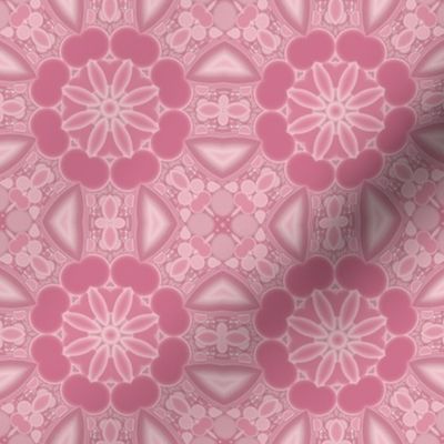 Warm Pink Kaleidoscope Flowers