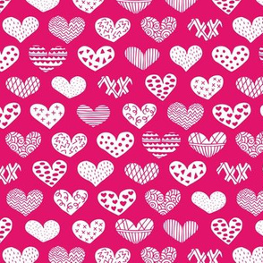 Geometric texture hearts love valentine wedding theme scandinavian style pink