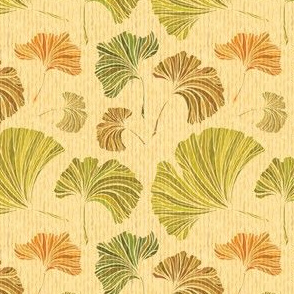 Ginko leaves pattern