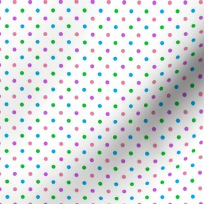 4-Color Polka Dot Pretty Maids Coordinate