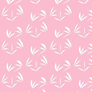 White Oriental Tussocks on Lolly Pink
