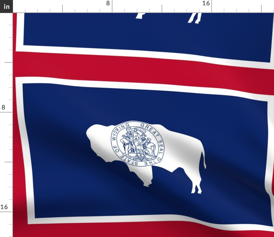 Wyoming Flag Large