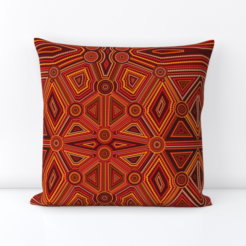 Australian Aboriginal Art Inspired Ginger