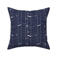 Herringbone -indigo