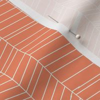 Herringbone - coral