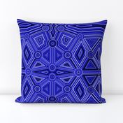 Australian Aboriginal Art Inspired blue