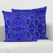 Australian Aboriginal Art Inspired blue