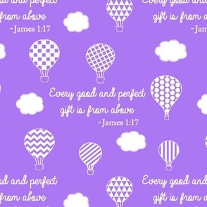 James 1:17 // Purple