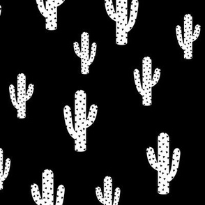 Cactus - Black Background