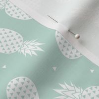 Pineapple - Mint Background