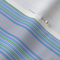 Pastel Blue Pink Green Stripes