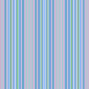 Pastel Blue Pink Green Stripes