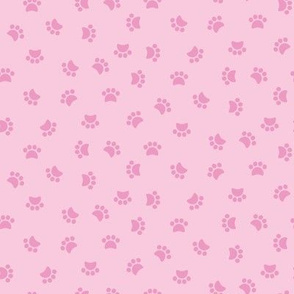 Zuko & Friends - Pawprints Pink
