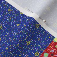 Char: Dots and a Flower Patchwork