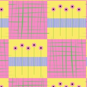 Squares in Pink