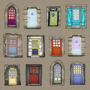 fairy tale cottage_doors