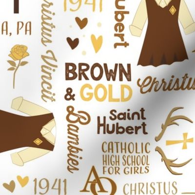 St Hubert Catholic High School Typography Design © Jennifer Garrett