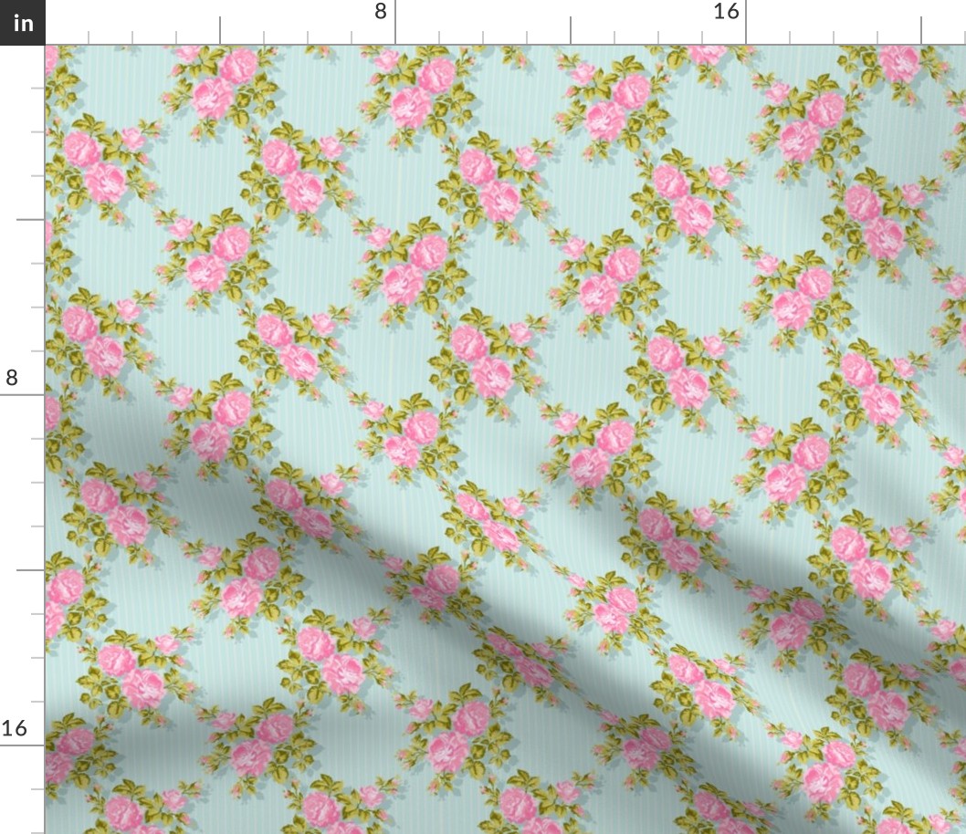 Vintage rose pattern