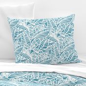 Batik Leaves Teal 180L