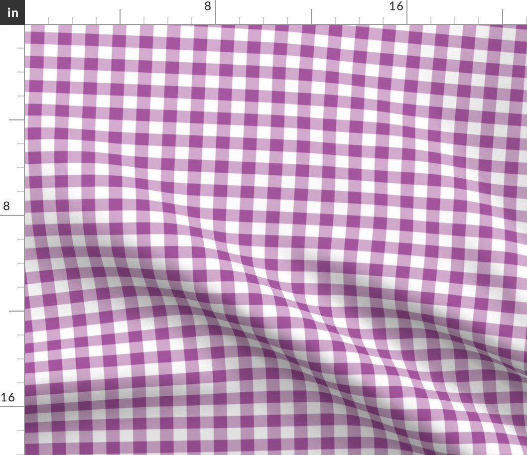 Mini Gingham Grape