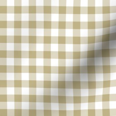 Mini Gingham Khaki