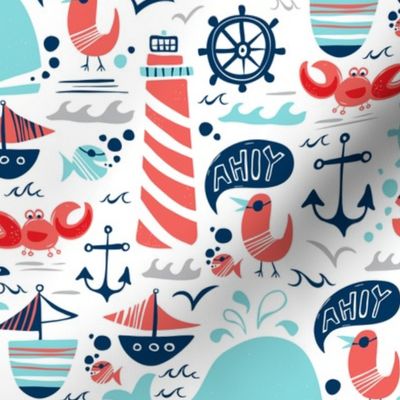 Ahoy Matey - Summer Nautical